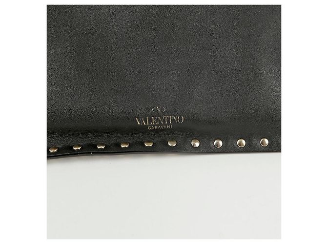 Valentino Clutch Rockstud Negro - vista 5