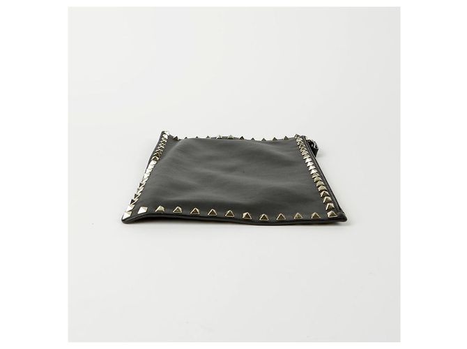 Valentino Clutch Rockstud Negro - vista 6