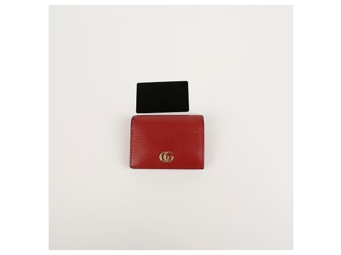 Gucci GG Marmont Kartenetui Rot - Ansicht 9