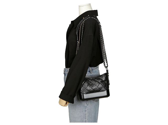 Chanel Borsa a Spalla e Crossbody Gabrielle Small Nero - vista 10