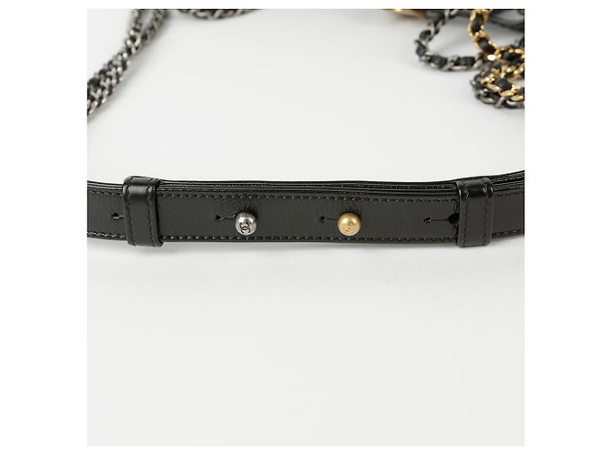 Chanel Borsa a Spalla e Crossbody Gabrielle Small Nero - vista 7