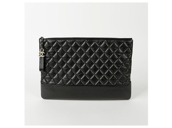 Chanel Clutch Gabrielle Grande Nero - vista 2