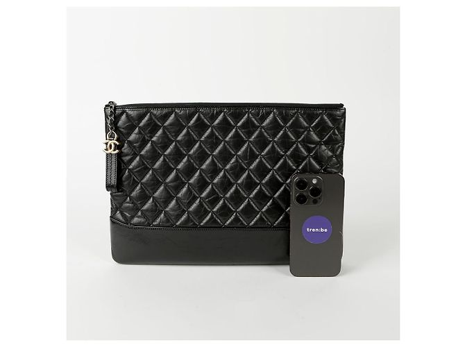 Chanel Clutch Gabrielle Grande Nero - vista 8
