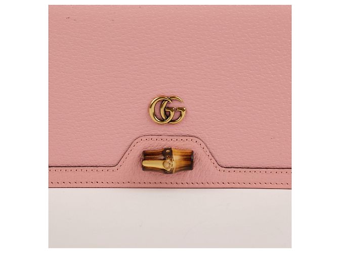 Gucci Borsa a tracolla mini Diana in bambù Rosa - vista 2