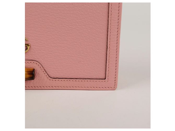 Gucci Borsa a tracolla mini Diana in bambù Rosa - vista 6
