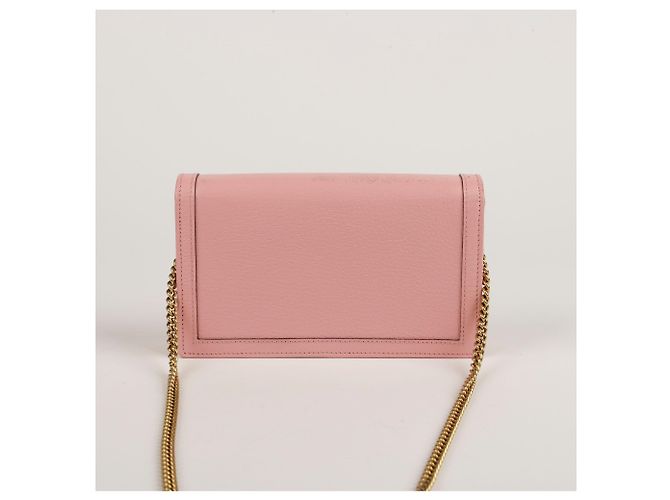 Gucci Borsa a tracolla mini Diana in bambù Rosa - vista 8