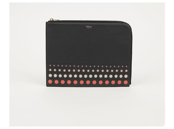 Mulberry Clutch a pois Blu - vista 2