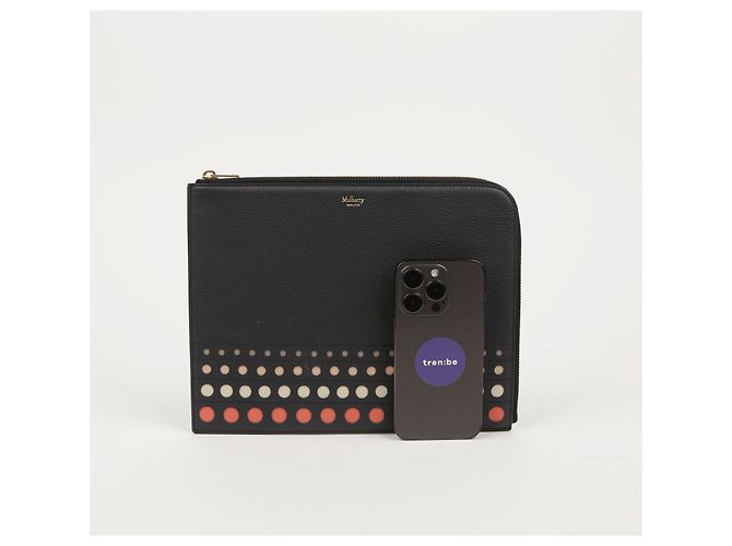 Mulberry Clutch a pois Blu - vista 9