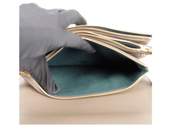 Mulberry Clutch Piccola a Spalla Trasversale Clifton Marrone - vista 13
