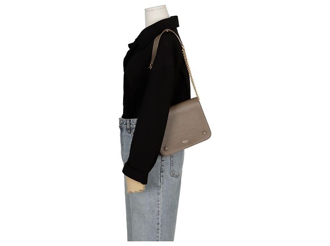 Mulberry Clutch Piccola a Spalla Trasversale Clifton Marrone - vista 14