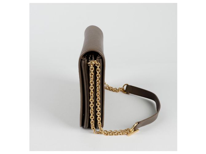 Mulberry Clutch Piccola a Spalla Trasversale Clifton Marrone - vista 4
