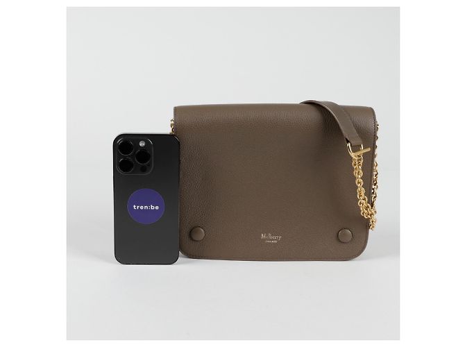 Mulberry Clutch Piccola a Spalla Trasversale Clifton Marrone - vista 8