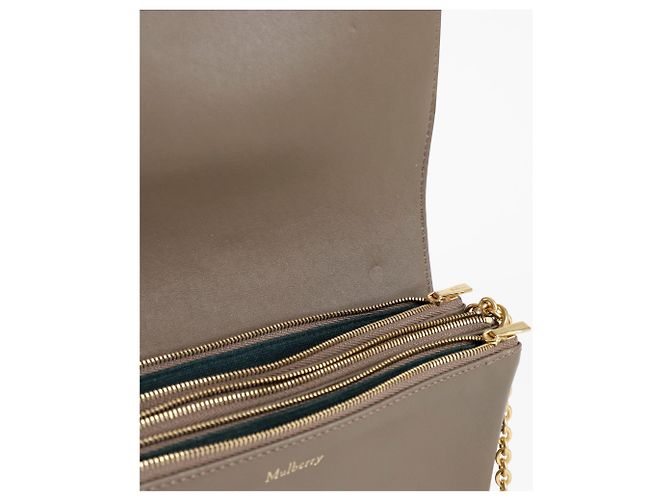 Mulberry Clutch Piccola a Spalla Trasversale Clifton Marrone - vista 9