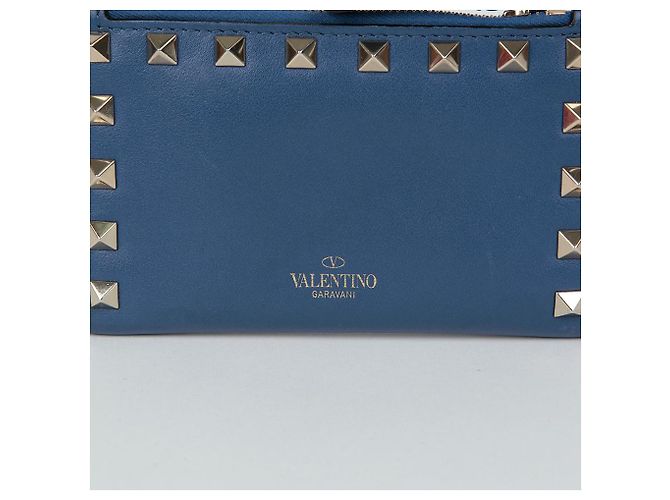Valentino Tarjetero Rockstud Azul - vista 4
