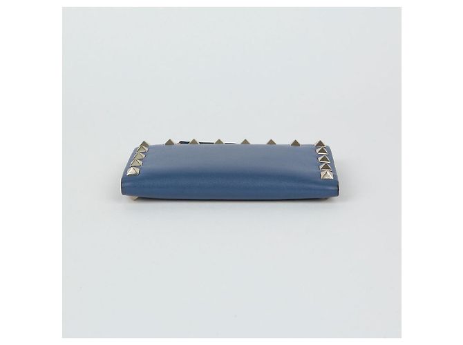 Valentino Tarjetero Rockstud Azul - vista 6