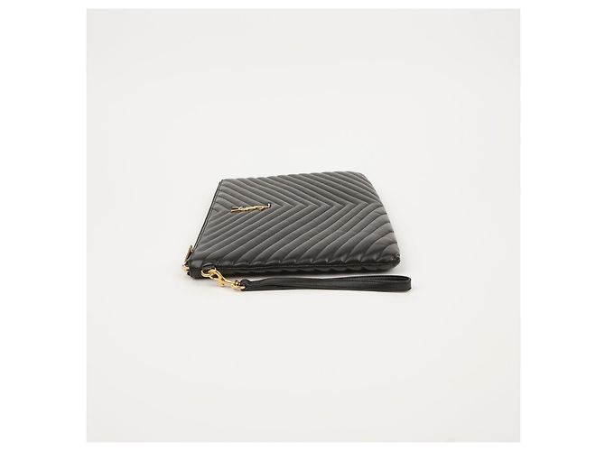 Saint Laurent Clutch Porta Documenti Monogram Nero - vista 3