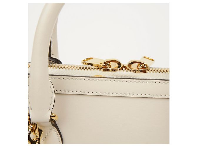 Gucci Borsa a Mano e a Spalla Horsebit Small Top Handle Bianco - vista 4