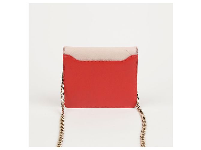 Givenchy Bolsa de Ombro e Transversal Shark Evening Chain Vermelho - vista 3