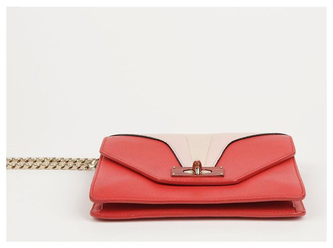 Givenchy Bolsa de Ombro e Transversal Shark Evening Chain Vermelho - vista 6