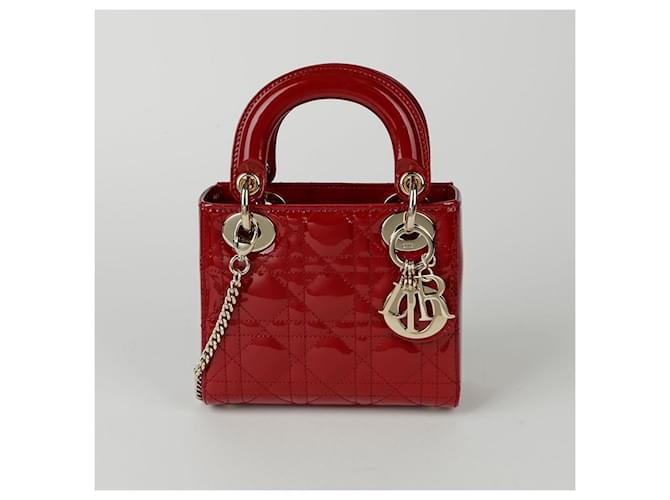 Dior Mini borsa Lady Tote e a Spalla Bianco - vista 2