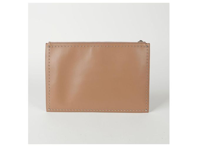 Givenchy Borsa Clutch Antigona Grande con Borchie Rosa - vista 4