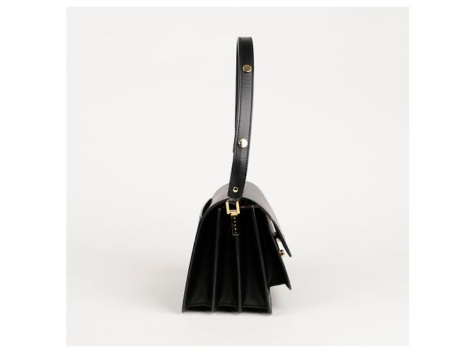 Marni Borsa a spalla e crossbody media Trunk Nero - vista 10