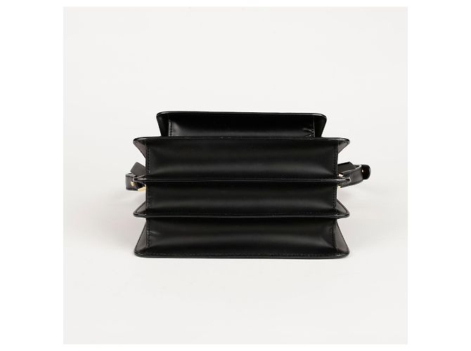 Marni Borsa a spalla e crossbody media Trunk Nero - vista 12