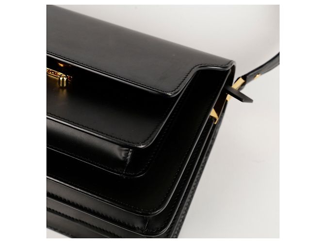 Marni Borsa a spalla e crossbody media Trunk Nero - vista 14