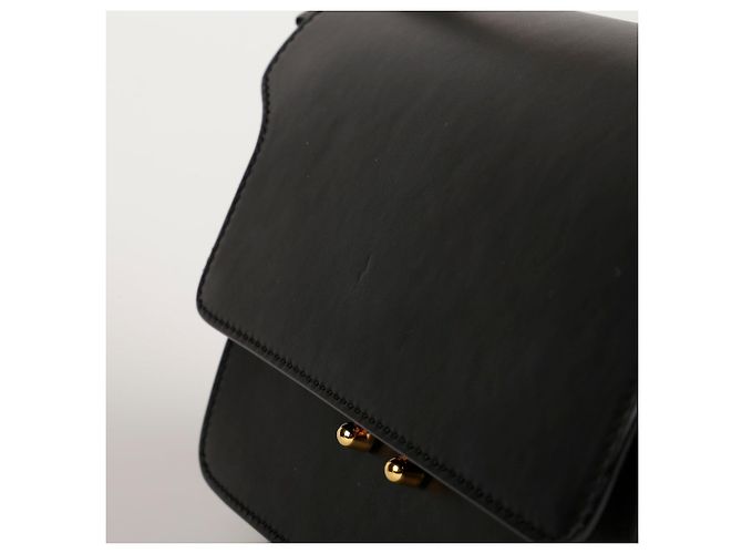 Marni Borsa a spalla e crossbody media Trunk Nero - vista 5