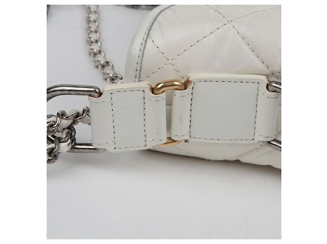 Chanel Borsa hobo a spalla Gabrielle Grande Bianco - vista 10