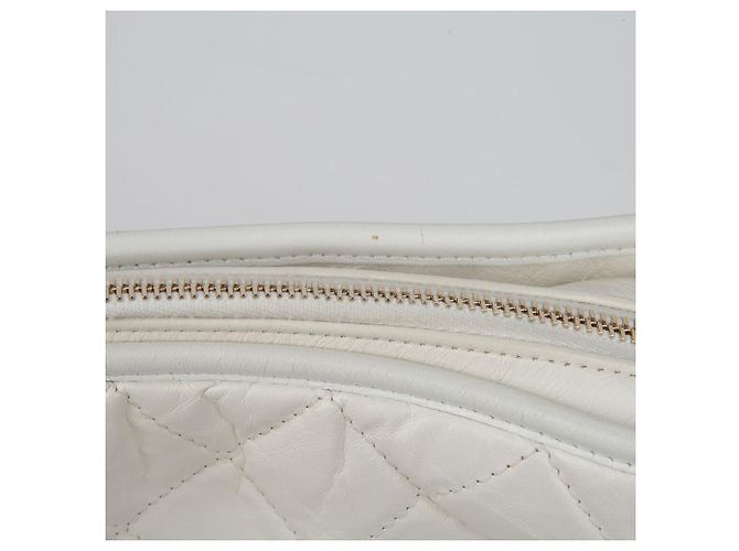 Chanel Borsa hobo a spalla Gabrielle Grande Bianco - vista 16