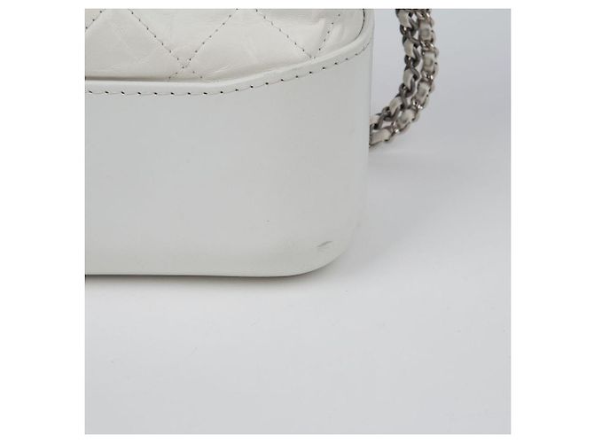 Chanel Borsa hobo a spalla Gabrielle Grande Bianco - vista 8