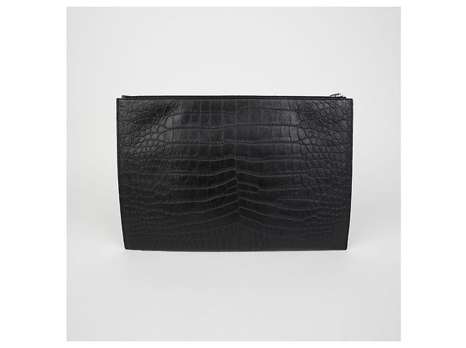 Saint Laurent Pochette Large avec Logo - vue 3