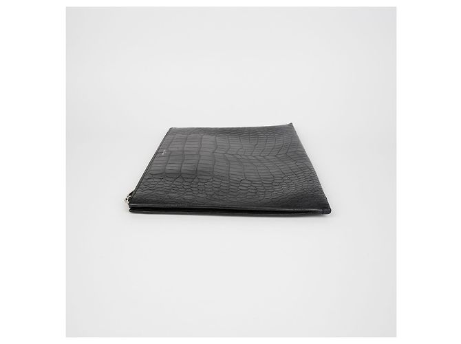 Saint Laurent Pochette Large avec Logo - vue 4