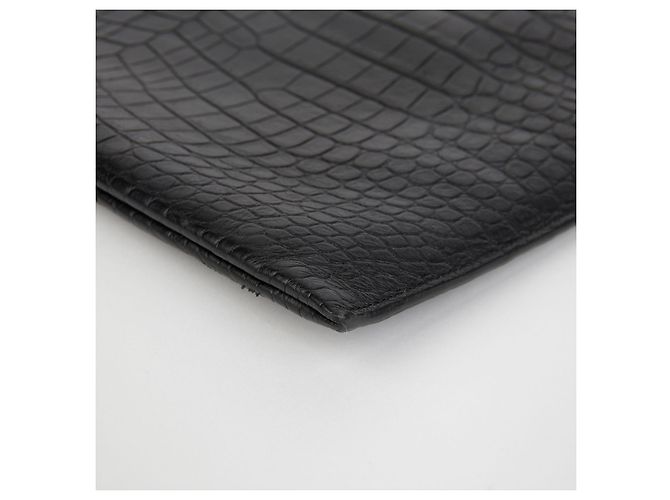 Saint Laurent Pochette Large avec Logo - vue 7