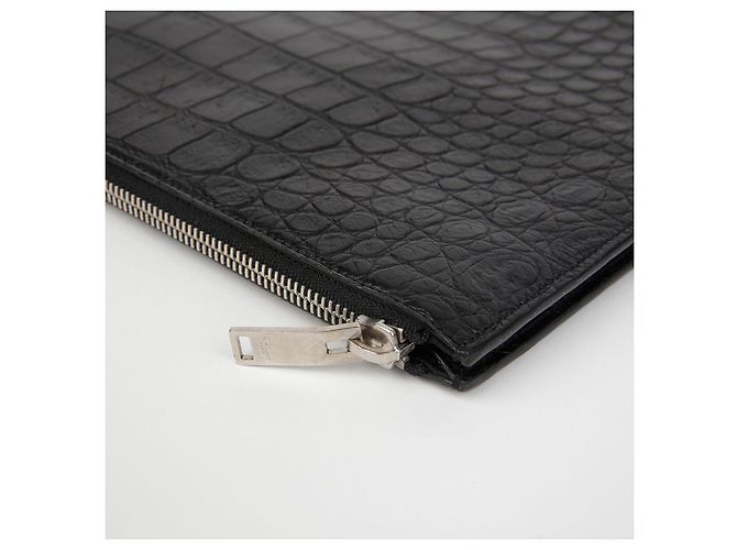 Saint Laurent Pochette Large avec Logo - vue 8
