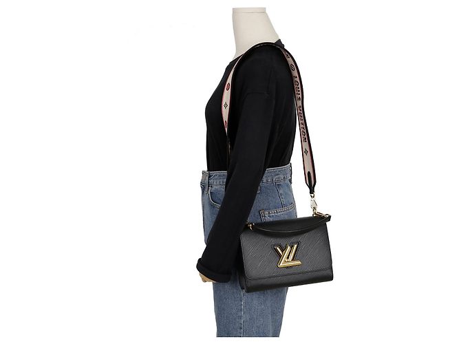 Louis Vuitton Borsa a spalla Twist MM Nero - vista 11