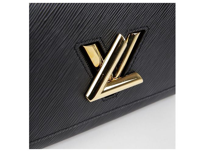 Louis Vuitton Borsa a spalla Twist MM Nero - vista 4