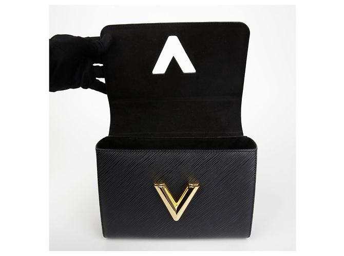 Louis Vuitton Borsa a spalla Twist MM Nero - vista 9