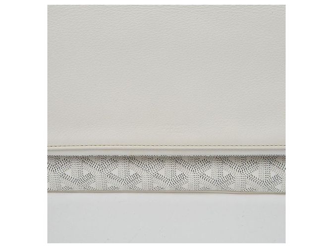 Goyard Borsa Clutch con Patta Saint Marie MM Bianco - vista 3