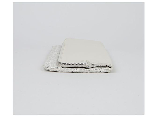 Goyard Borsa Clutch con Patta Saint Marie MM Bianco - vista 5