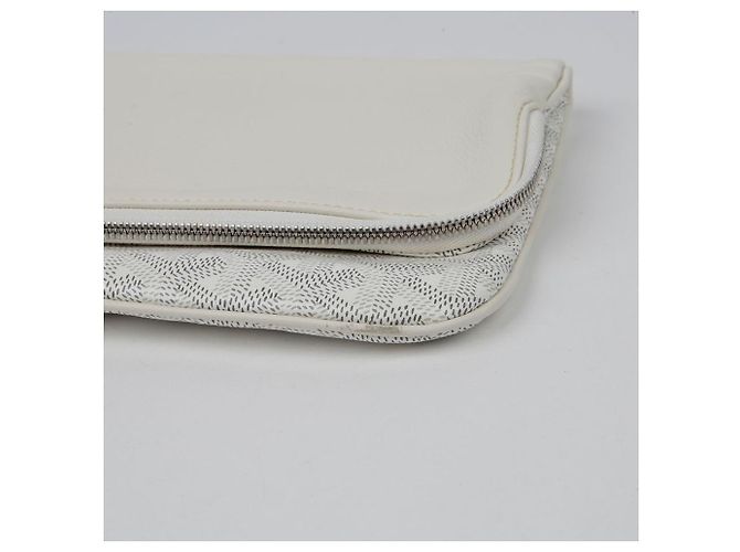 Goyard Borsa Clutch con Patta Saint Marie MM Bianco - vista 7