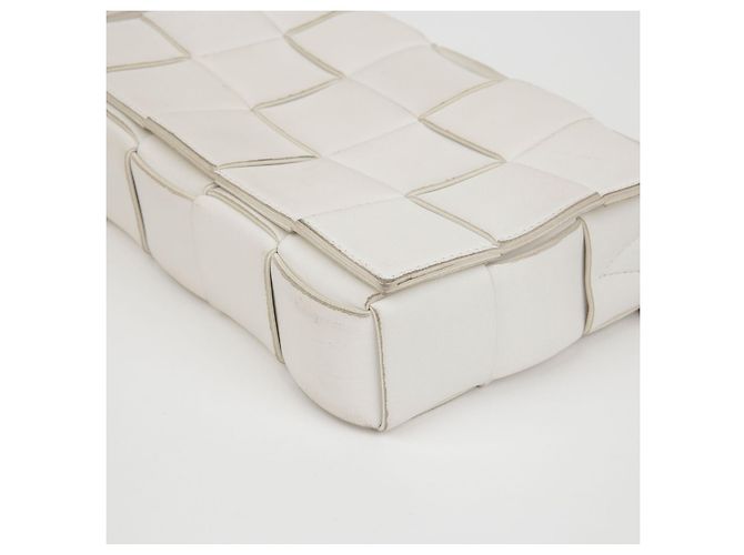 Bottega Veneta Borsa a tracolla Cassette Bianco - vista 10