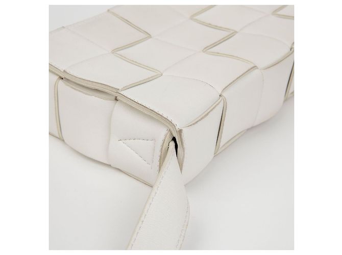 Bottega Veneta Borsa a tracolla Cassette Bianco - vista 11