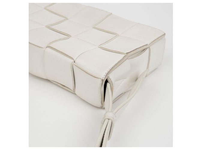 Bottega Veneta Borsa a tracolla Cassette Bianco - vista 12