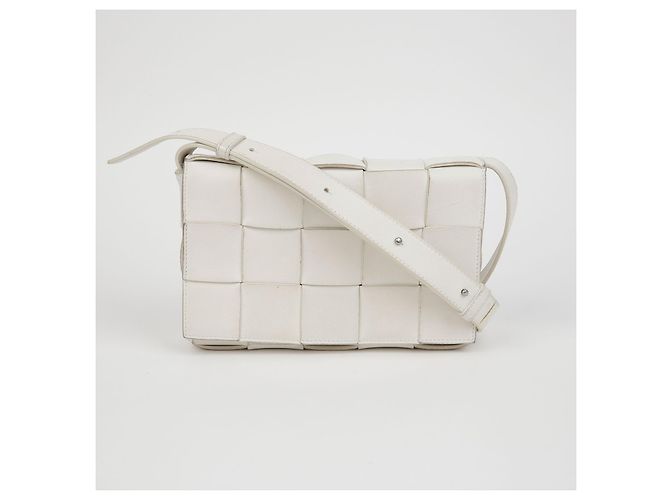 Bottega Veneta Borsa a tracolla Cassette Bianco - vista 2