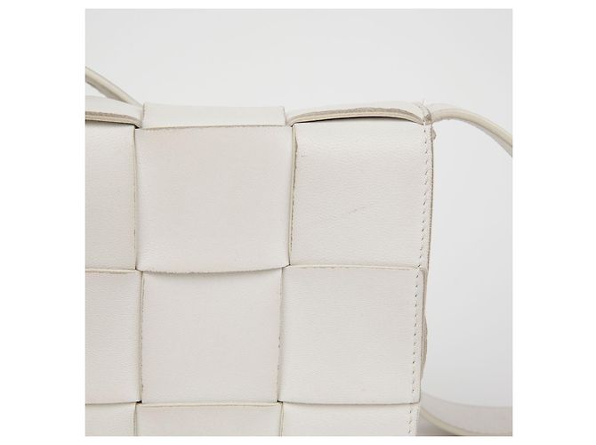 Bottega Veneta Borsa a tracolla Cassette Bianco - vista 3