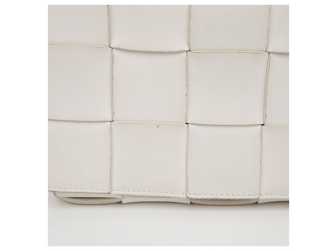 Bottega Veneta Borsa a tracolla Cassette Bianco - vista 4