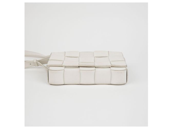 Bottega Veneta Borsa a tracolla Cassette Bianco - vista 8