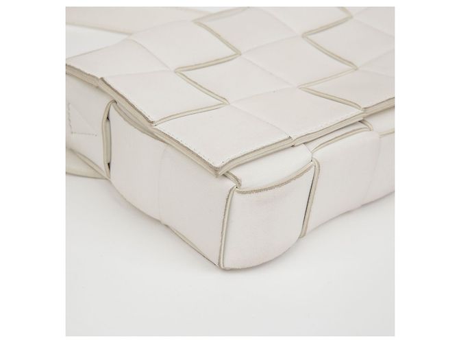 Bottega Veneta Borsa a tracolla Cassette Bianco - vista 9